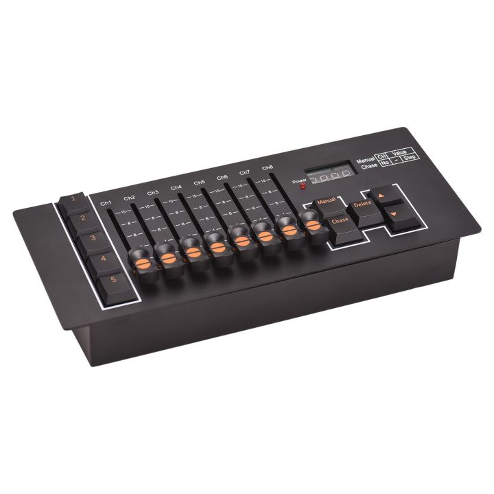 DMX controller with 40 channels for lighting display