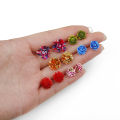 36Pairs Earrings Mixed Styles Crystal Rhinestone Sun Flower Geometric Plastic Stud Earrings Set For Women Girls Jewelry. 