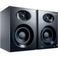 Alesis Elevate 4 - 50 W Powered Desktop Studio Speakers (Pair) with Subwoofer Output for Home Studios / Video-Editing / Gaming and Mobile Devices. 