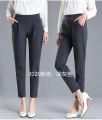 High Waist Formal Pants for Women Elegant Straight Office Trousers.