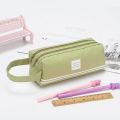 Cute Pen Case Kid Stationery Bag Portable Canvas Pencil Case School Supplies Storage Bag Double Layer Pencil Bag Student Pen Bag. 