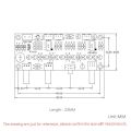 2.1 Channel Subwoofer Preamp Board Low Pass Filter Pre-Amp Amplifier Board Ne5532 Low Pass Filter Bass Preamplifier. 
