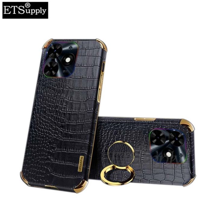 Phone%20case%20Tecno%20POP%208Pro%20Soft%20Case%20Crocodile%20Pattern%20Texture%20Leather%20Handphone%20Shockproof%20adsorb%20Ring%20Back%20cover%20Tecno%20POP%208%20Pro%20case%20-%20Image%202