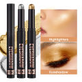 Honoria Honoeie 1PC Waterproof Pearlescent Eyeshadow Pencil Stick 6 Colors Lasting Glitter Shimmer Eye Shadow Highlighter Pen Eyes Makeup Tools. 