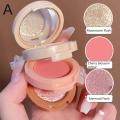 Honoria Honoeie 3 In 1 New Matte Highlighter Blush Palette Pearly Blush Shiny Eyeshadow Multifunctional Face Makeup Palette Female Cosmetics.