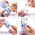 Mini face mist humidifier facial steam machine, portable mist sprayer handy nano facial sprayer. 