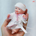 Reborn Dolls Baby Reborn Silicone Reborn Baby Doll 12cm Palm Dolls Pajamas Dress Simulation Baby Reborn Baby Doll Toys Luhuai CVC. 
