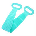 Make you feel comfortableLong Bath Towel Pull Back Strap Silicone Shower Back Scrubber Exfoliating Scrub Brush Skin Health Blood Circulation For Men & Women.