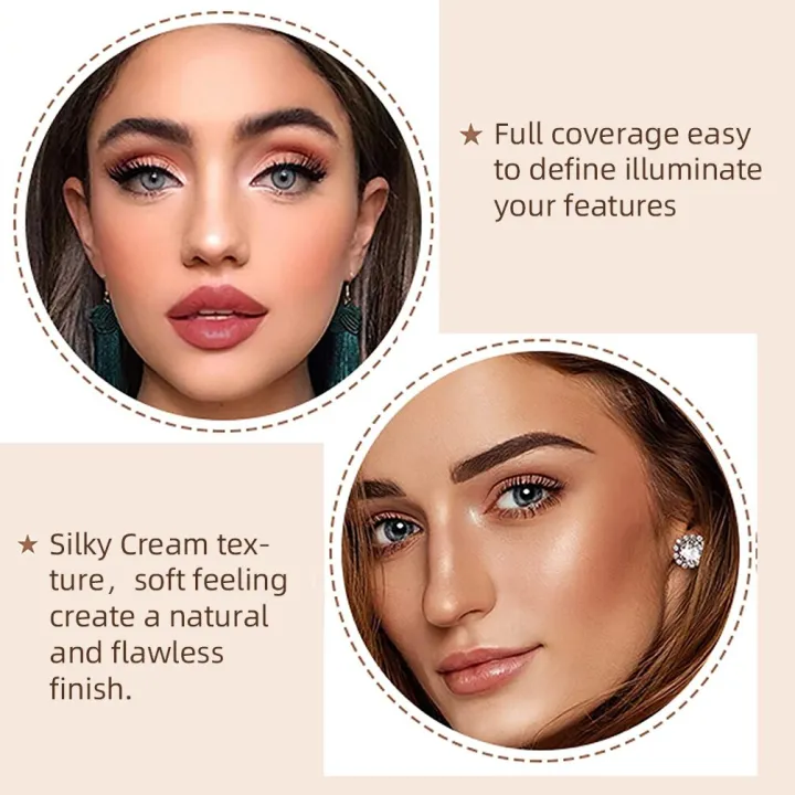 QIBEST%20Highlighter%20Makeup%20Contouring%20Bronzer%20For%20Face%20Contour%20Stick%20Powder%20Creamy%20Texture%20Stick%20Women%20Cosmetics%20Concealers%20-%20Image%205
