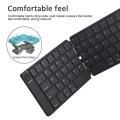 Folding Keyboard, Foldable Bluetooth Keyboard, Portable Wireless Keyboard for IOS, Android, and Windows tablets, Smartphones, iPhone, iPad, Laptops, PC.