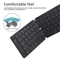 Folding Keyboard, Foldable Bluetooth Keyboard, Portable Wireless Keyboard for IOS, Android, and Windows tablets, Smartphones, iPhone, iPad, Laptops, PC. 