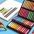 12/24/36/48 Colors Soft Pastel Masters Colored Crayon Chalk Drawing Coloring Art Supplies. 