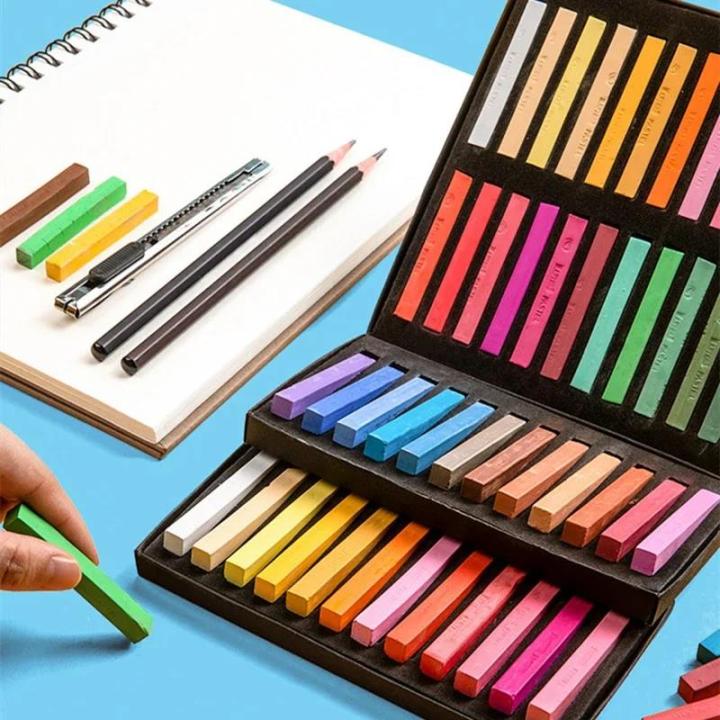 12/24/36/48%20Colors%20Soft%20Pastel%20Masters%20Colored%20Crayon%20Chalk%20Drawing%20Coloring%20Art%20Supplies%20-%20Image%202