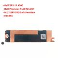 For Dell XPS 15 9500 9510 9520 Precision 5550 5560 5570 M5550 M5560 M5570 laptop M.2 2280 SSD Hard Drive IC Bracket Heatsink. 