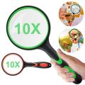 Magnifying Lens with Non-Slip Soft Handle Suitable for Insects and Kids Hobby Observation. 