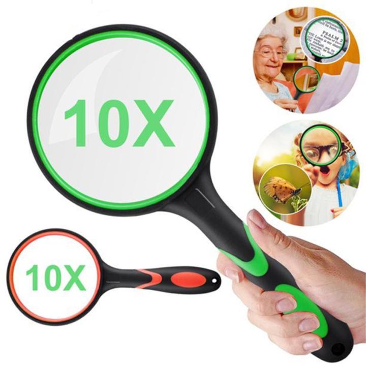 Magnifying Lens with Non-Slip Soft Handle Suitable for Insects and Kids Hobby Observation