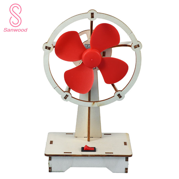 【Yurui】Science Fan Kit No Burr Ability Eco-friendly DIY Fan Toy Kids