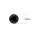 WARRANTY VOID IF BROKEN Screw Hole Tamper Evident Security Seal Removal Proof 6/8/10/12/15mm Open Warning Brittle Paper Sticker. 