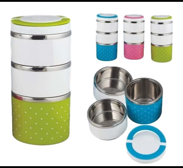 Hot Carrier Stainless Steel Hot Lunch Box Jvl Hot Tiffin Carrier - Main Image