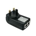 100Mbps Passive UK Plug CCTV IP Camera Power Supply Adapter. POE Injector POE Switch Adaptors Over Ethernet.