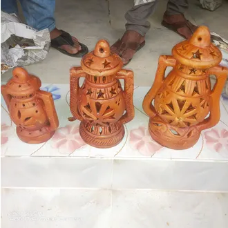 clay%20soil%20made%20hariken%2010"%20room%20decore%20light%20nokshi%20clay%20item%20-%20Image%203