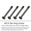 Computer Case Cooling Fan Screws Chassis Fan Water Cooling Long Screw Fan Radiator Accessories.