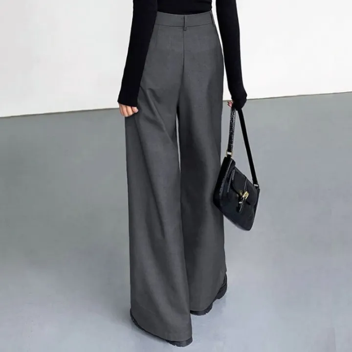 Deeptown%20Baggy%20Elegant%20Black%20Suit%20Pants%20Women%20Casual%20Classical%20Wide%20Old%20Money%20Office%20Grey%20Trousers%20Basic%20High%20Waist%20Korean%20-%20Image%202