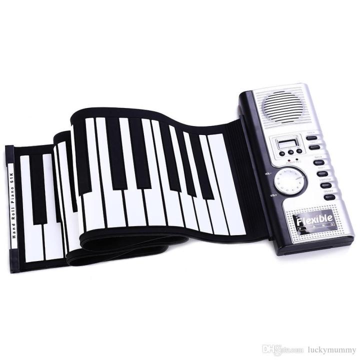 Piano 49 Keys Flexible Roll Up Piano Electronic Soft Keyboard Piano Silicone Rubber Keyboard