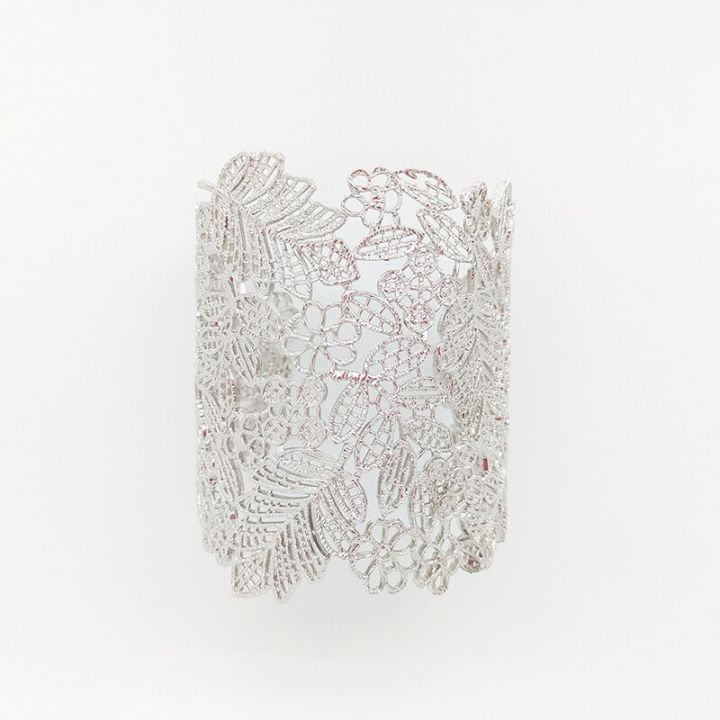 Metal%20Flower%20Leaf%20Plant%20Bracelet%20Bangle%20For%20Women%20Men%20Gift%20Punk%20Open%20Adjustable%20Wide%20Cuff%20Hand%20Bracelet%20Party%20Wedding%20Jewelry%20-%20Image%202