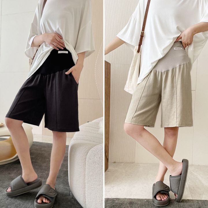 Maternity%20Shorts%20Pants%20Summer%20Casual%20Pregnant%20Pregnant%20Women's%20Shorts%20Maternity%20Clothes%20for%20Pregnant%20Women%20Clothings%20Mother%20Kids%20-%20Image%205
