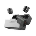 DJI Mic Mini (2 TX + 1 RX + Charging Case), Wireless Lavalier Microphone for Camera/iPhone/Android, Ultralight, Detail-Rich Audio, 48h Use, Noise Cancelling, Automatic Limiting, Vlog, Streaming. 