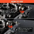 11 Pieces Screw Extractor Set Easy Out Bolt Extractor Set Reverse Drill Bit Extractor Set for Removing Broken Screws. 