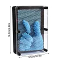 Novelty Clone Toy Home Decoration Fingerprint Painting Pin Art Board Hand Model. 
