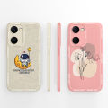 Case For Vivo Y03 4G Fun Panda Full Coverage Bumper Soft Liquid Silicone Funda For Vivo Y 03 Model V2332 Phone Back Covers Coque. 