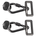 2X Camera Accessories 1/4Inch Screw Adapter + Connecting Hook for Quick Rapid Sling Strap Shoulder Neck Belt. 