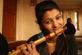 Bamboo D sharp Medium Flute for Beginner Series - Natural. 