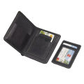 Men's Chocolate Black Bio-fold Wallet: Classic Design Money Purse with 100% Genuine Cow Leather, wallet for men, money Bag for men.