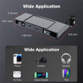 USB Hub for Model Y 2020-2024 Model 3 2020-2023 Center Console Docking Station. 