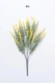 1 stick flocking lavender simulation home decoration  plant artificial flower wedding decoration flower bouquet. 