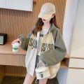 Korean style new loose cotton long-sleeved hoodie jacket.