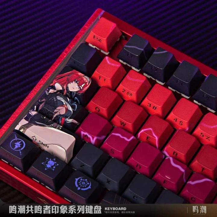 Wuthering%20Waves%20Yinlin%20Gaming%20Keyboard%20Three%20Mode%20Customized%20Wireless%20Mechanical%20Keyboard%2089keys%20Hot%20Swap%20Gasket%20Pc%20Gamer%20-%20Image%206