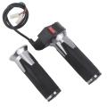 1 Pair Handlebar Throttle Grip 3 Speed Control Handle Accs For E-Bike.