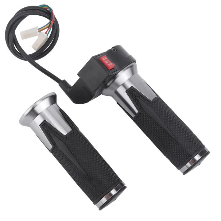1 Pair Handlebar Throttle Grip 3 Speed Control Handle Accs For E-Bike