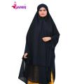 Hijab 2023 Dubble Part Fashion Women Chiffon Headscarf Ready To Wear Instant Hijab Scarf Muslim Shawl Islamic Hijabs Arab Wrap Head Scarves.