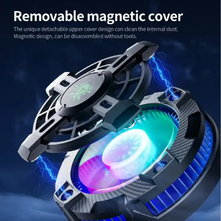 Plextone%20EX2%20PRO%20Radiator%20Heatsinks%20Semiconductor%20Refrigeration%20Chip%20With%20Magnetic%20Patch%20Mobile%20Phone%20Cooler%20RGB%20Cooling%20Fans%20Back%20Clip%20For%20PUBG,%20MLBB,%20Genshin%20-%20Image%206
