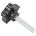 M8 x 40mm Screws Star head Wing screw Clamp knob handle black.