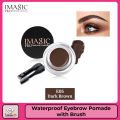 IMAGIC Professional Eyebrow Gel: Waterproof Brow Pomade with Brush for Perfect Brows. 