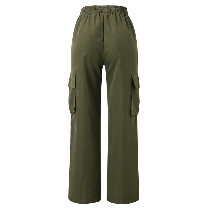 Cargo%20Pants%20Women%20Plus%20Size%20Belt%20Less%20High%20Waisted%20Wide%20Leg%20Trousers%20Straight%20Leg%20Relaxed%20Style%20Trousers%20Trousers%20-%20Image%205