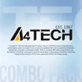 A4TECH Fstyler FG1112 Wireless Keyboard And Mouse Combo - 2.4 GHz Wireless - Sleek Round-Square Keycaps - 1200 DPI - Black. 