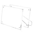 With Stand Magnetic Photo Frame Fashion Acrylic with Magnets Frameless Tabletop Picture Frame Clear Frameless Picture Frames for Home Office Desktop Display. 